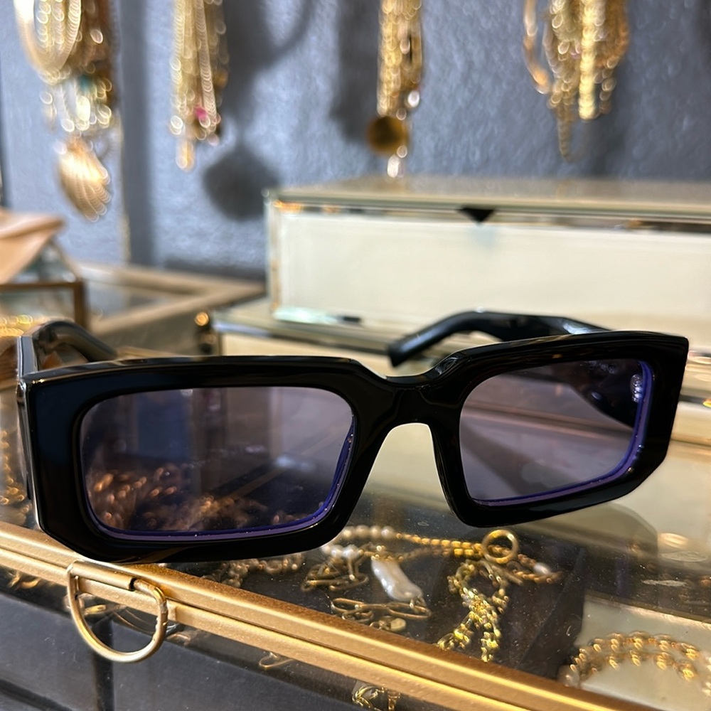 Black Prada Sunglasses with case
